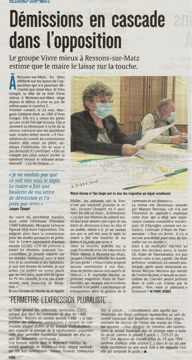 Démission en cascade